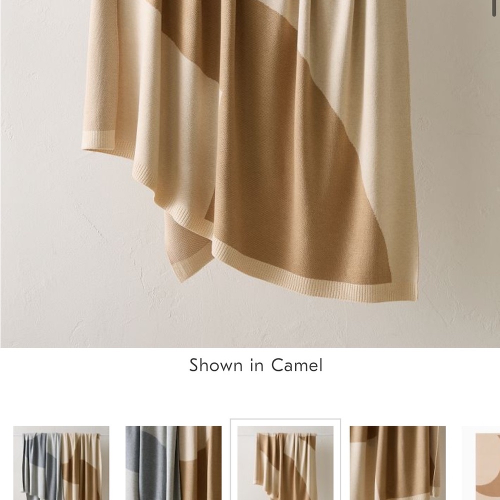 West elm throw blanket